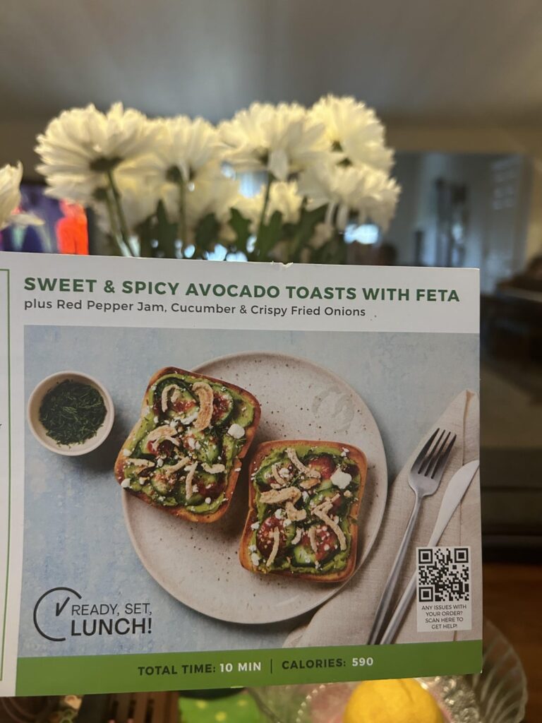 Sweet and Spicy Avocado Toast with Feta. 10/10