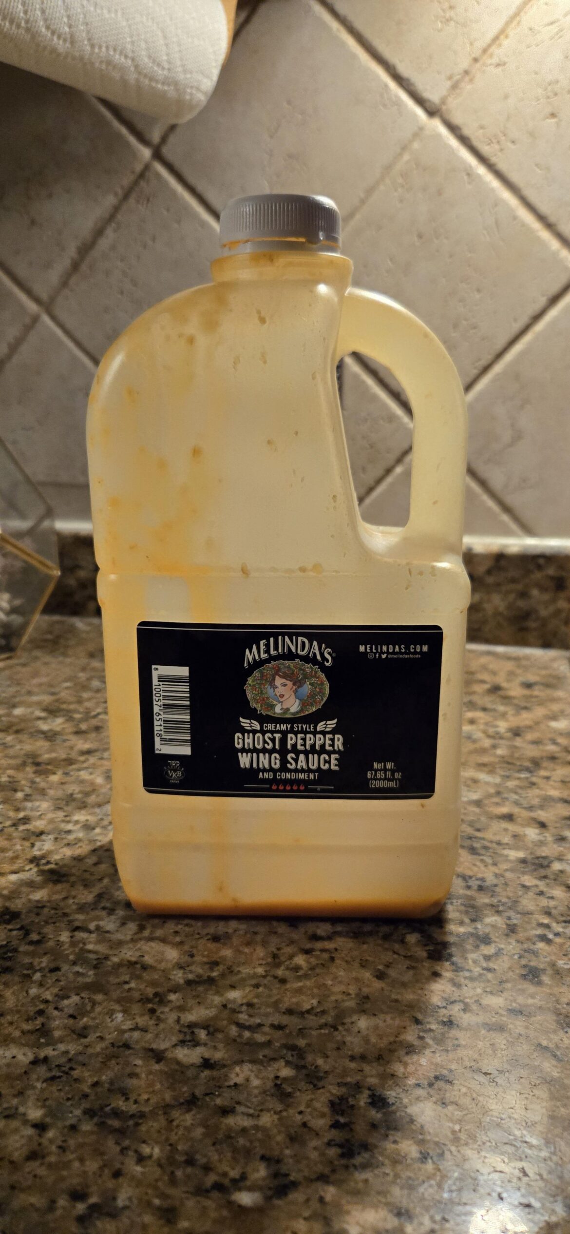 Finally finished this bottle of ghost pepper wing sauce