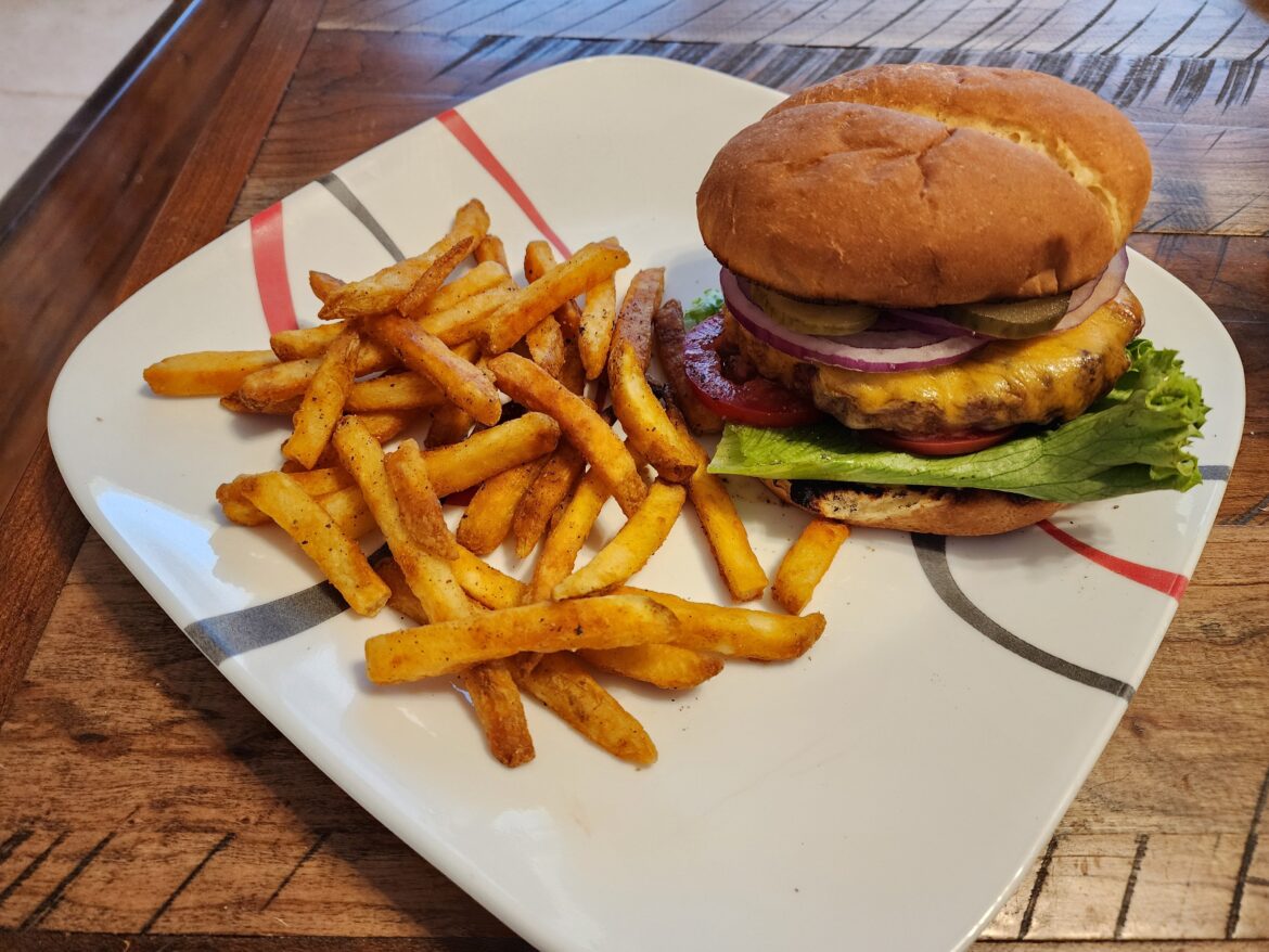 Probably the best looking burger I've ever made.