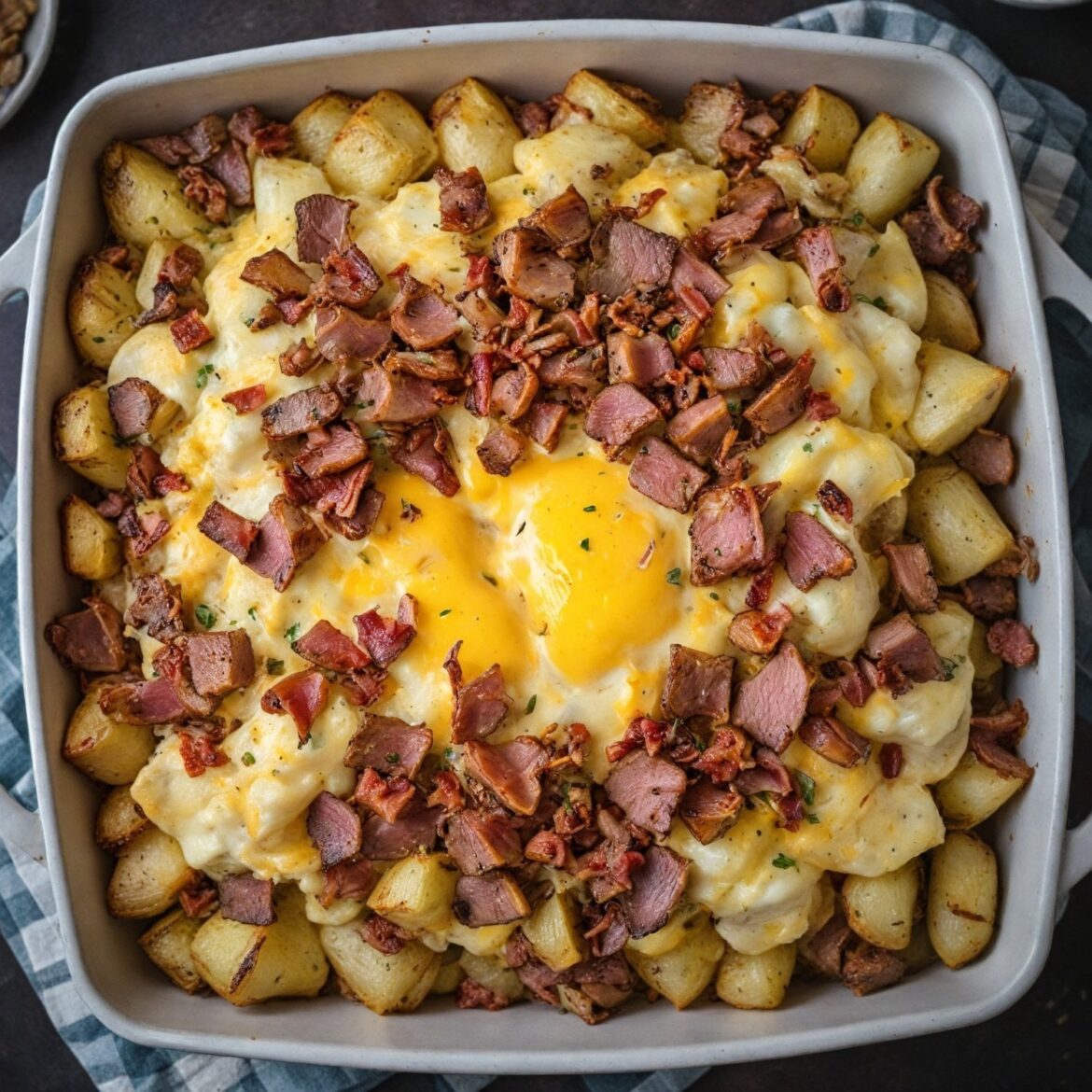Loaded Cheezy Potatoes