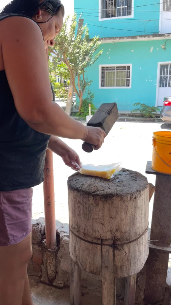 Best mango snow-cone I’ve ever had- PVR Mexico