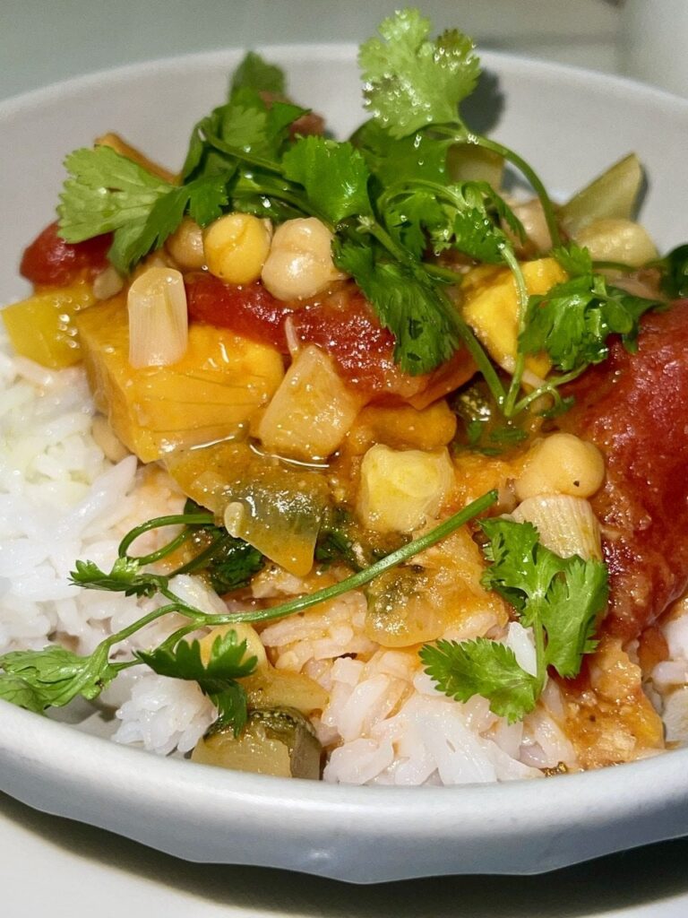 Easy Summer One Pot Miso Coconut Stew