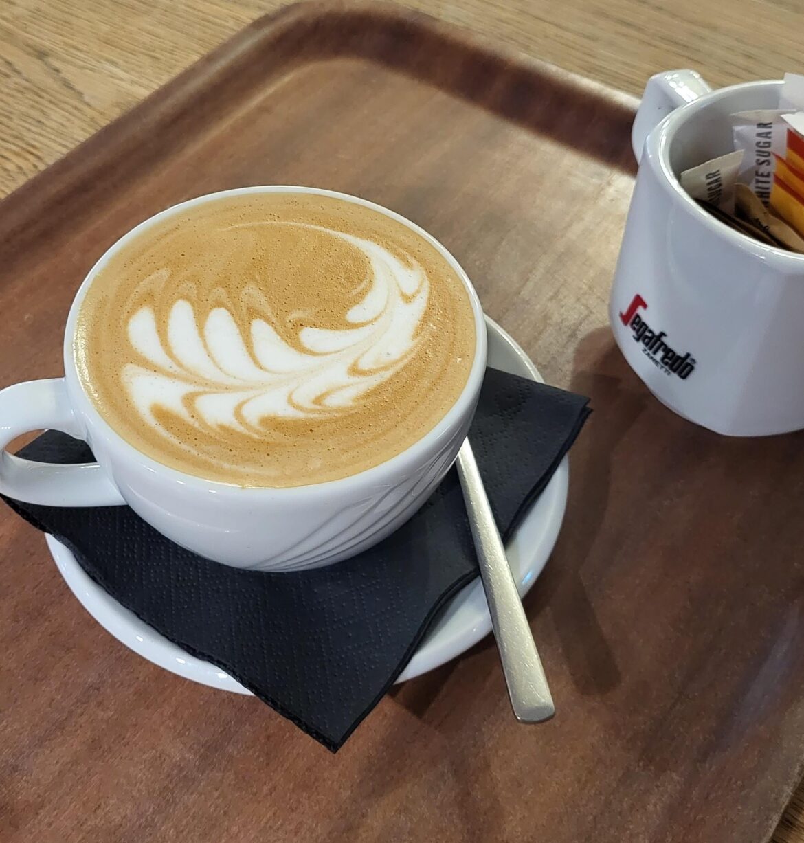 Most recent flat white I've made at my new job