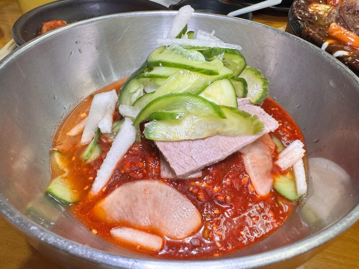 Bibim Naengmyeon is best in the summer