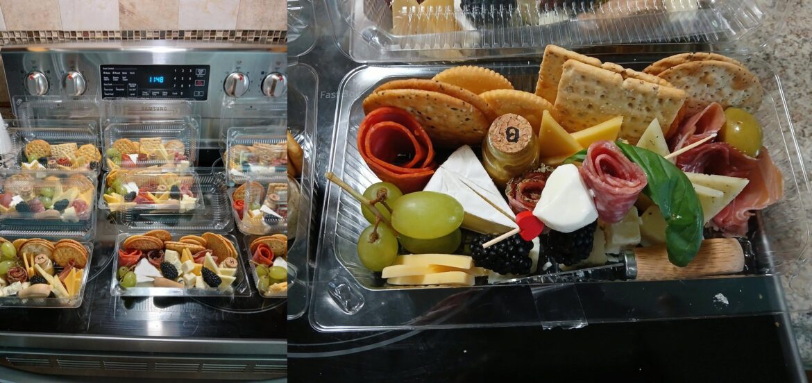 I made individual charcuterie boxes. Thanks for all the inspiration I've gotten in this sub!