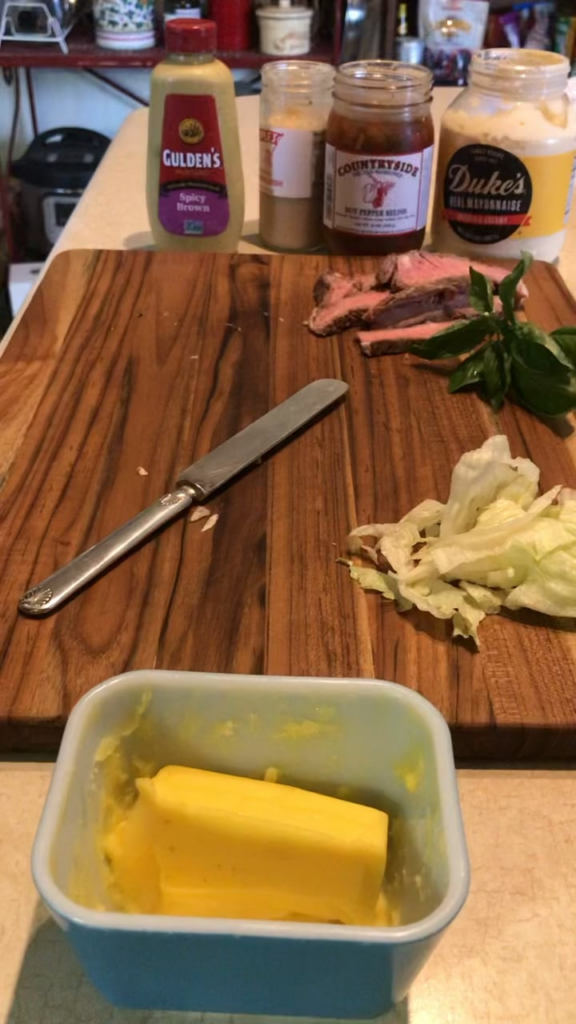 Back with a fancy sandwich video from mom’s boyfriend