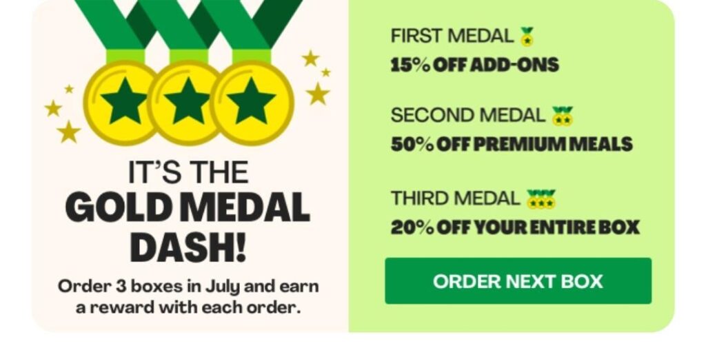 Gold medal dash deals