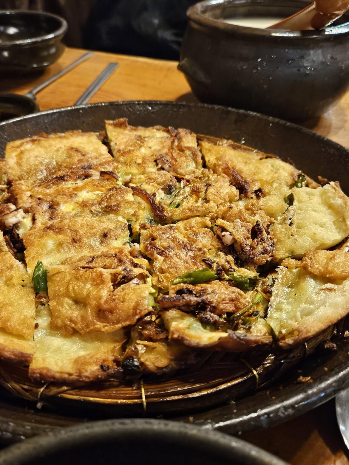 Korean Traditional Seafood Pancake