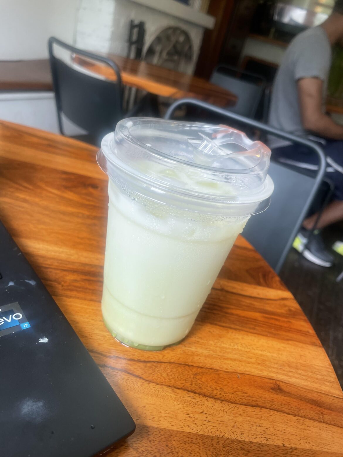 Should be at least 60 ml of matcha I there. Looks like 16 oz?