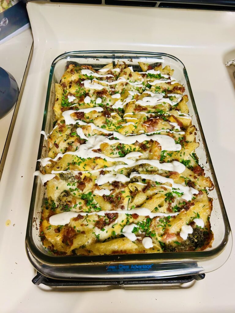 Chicken & Bacon Ranch Pasta Bake 10/10
