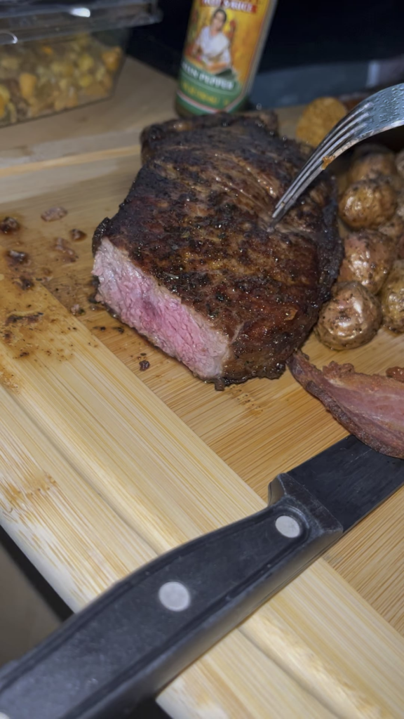 my first and not last bloody steak