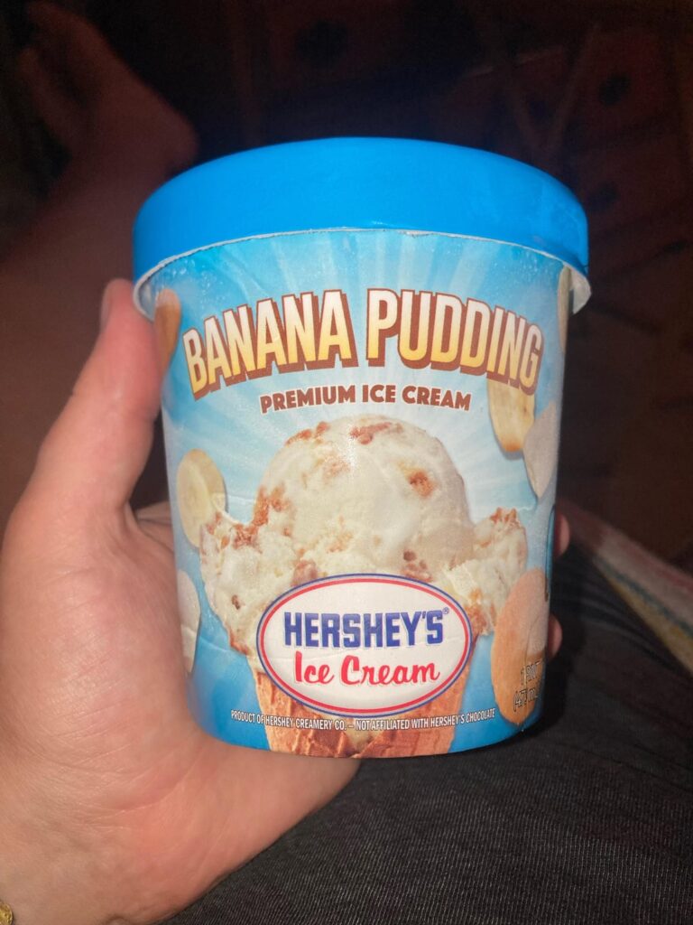 Banana Pudding ice cream by Hershey’s 🍌 Banana Pudding ice cream by Hershey’s 🍌