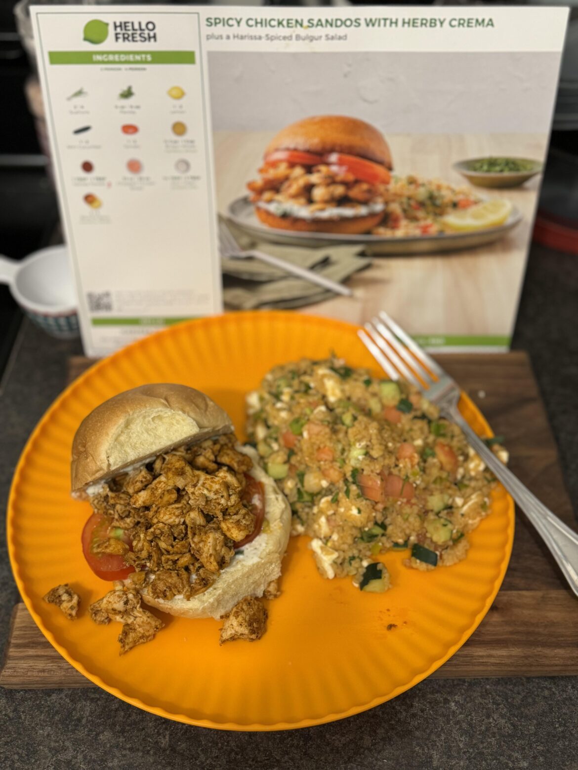 SPICY CHICKEN SANDOS , great eat , would again !