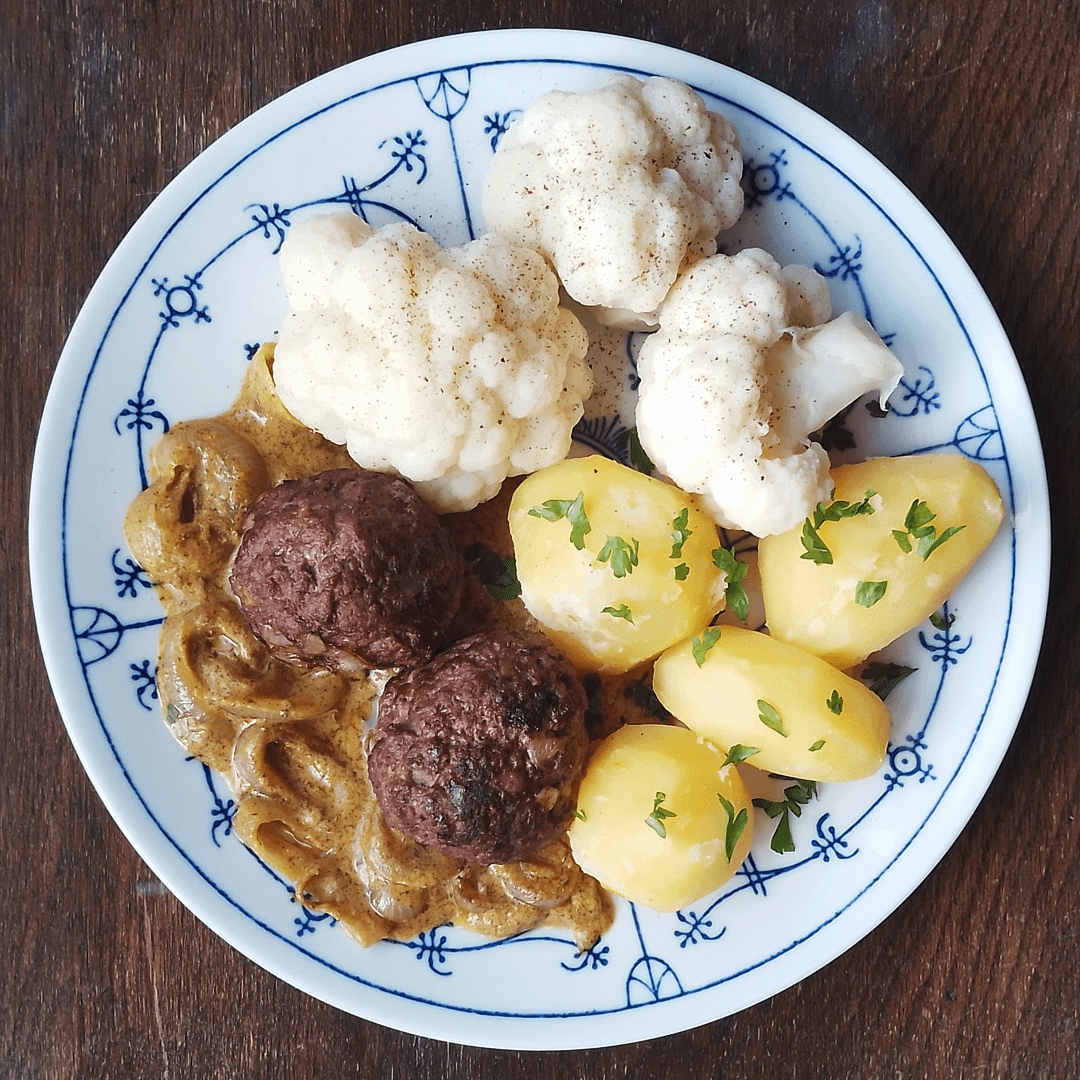 Dutch cheesymeatballs with onion & mustard gravy Dining and Cooking