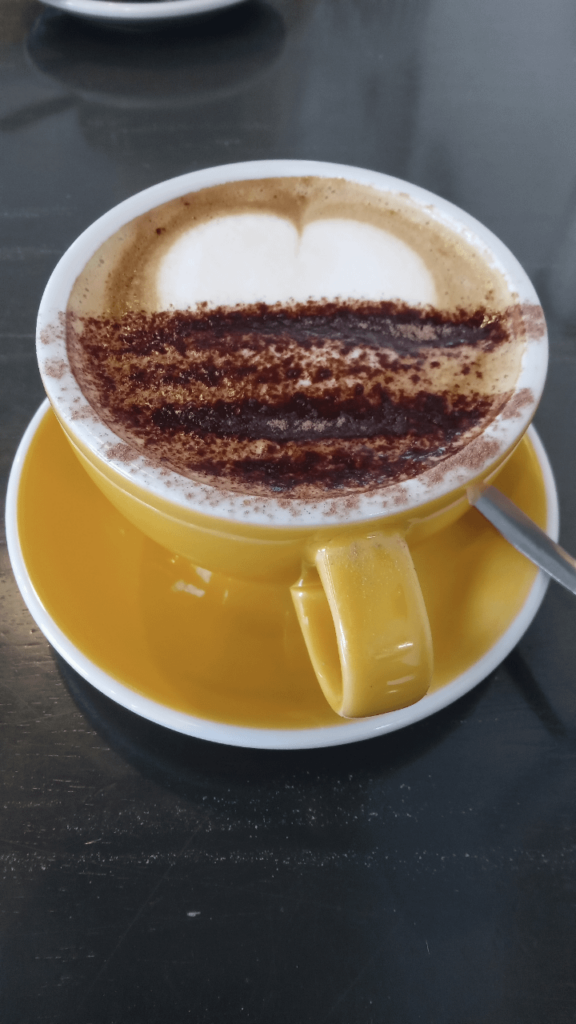 The coffee I had this morning in Third Space Cafe