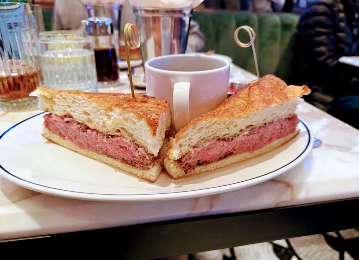Prime Rib French Dip sandwich