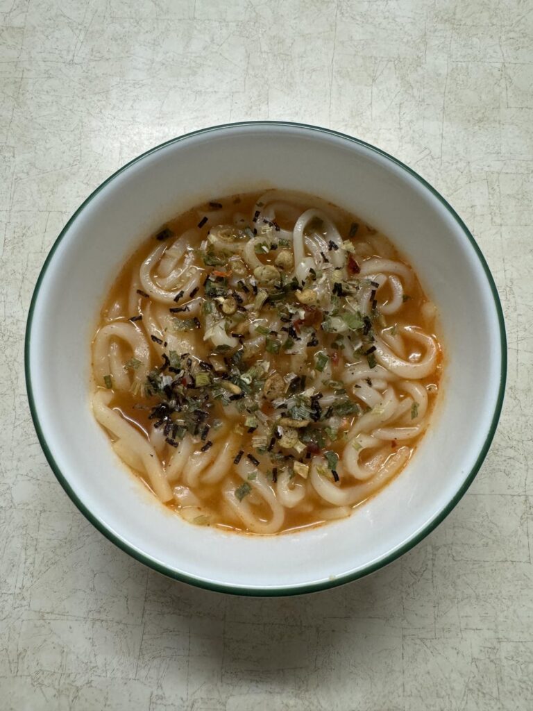 Kimchi Flavoured Flat Noodles