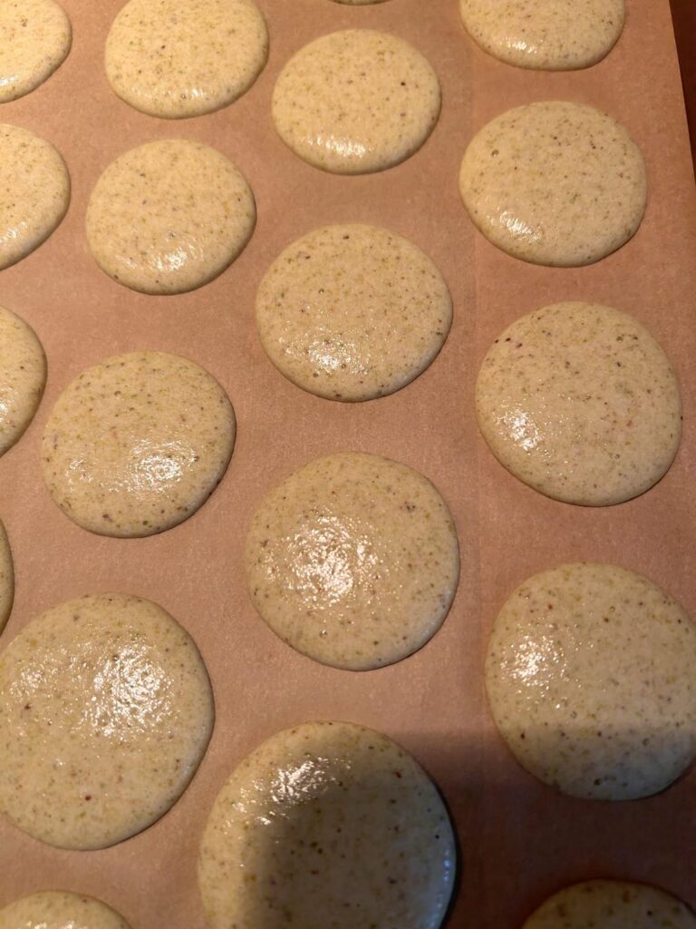 pistachio macarons?