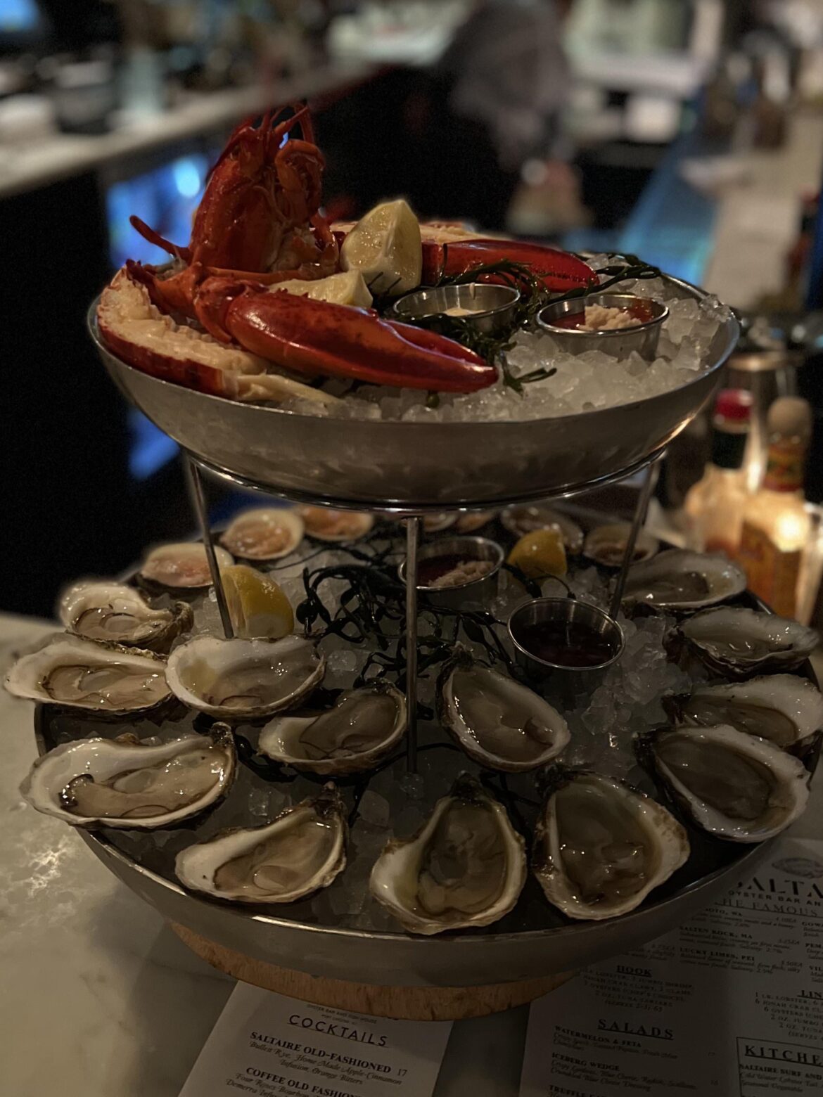 Seafood tower