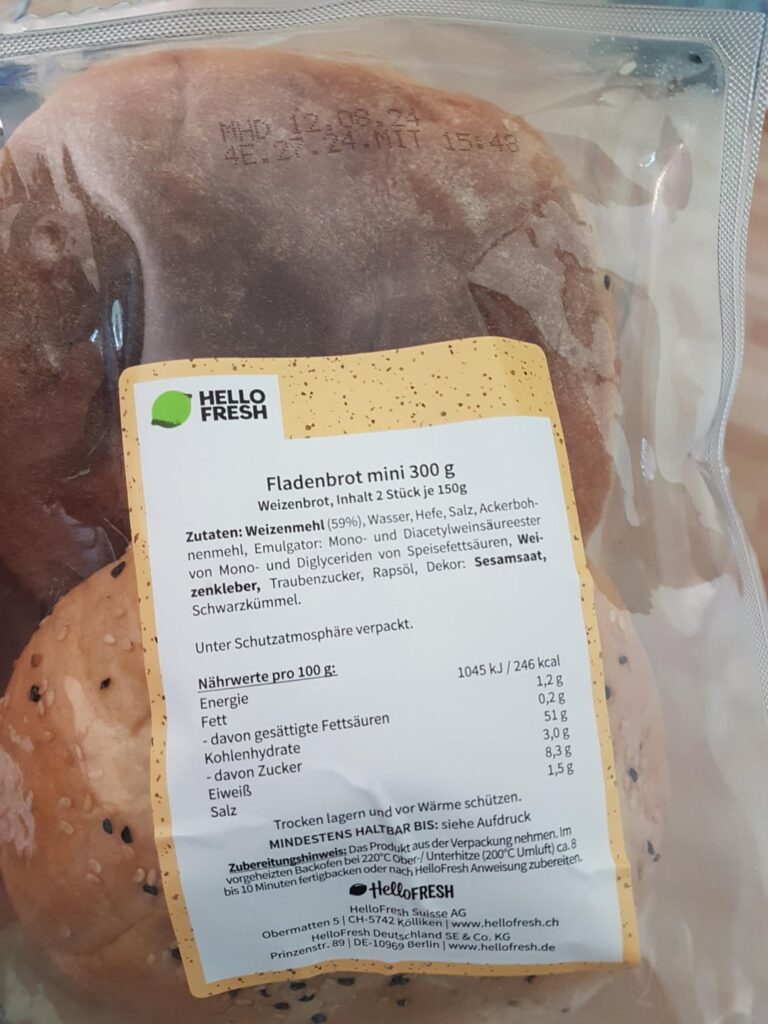 Just received moldy bread in my latest HF (Germany) delivery!
