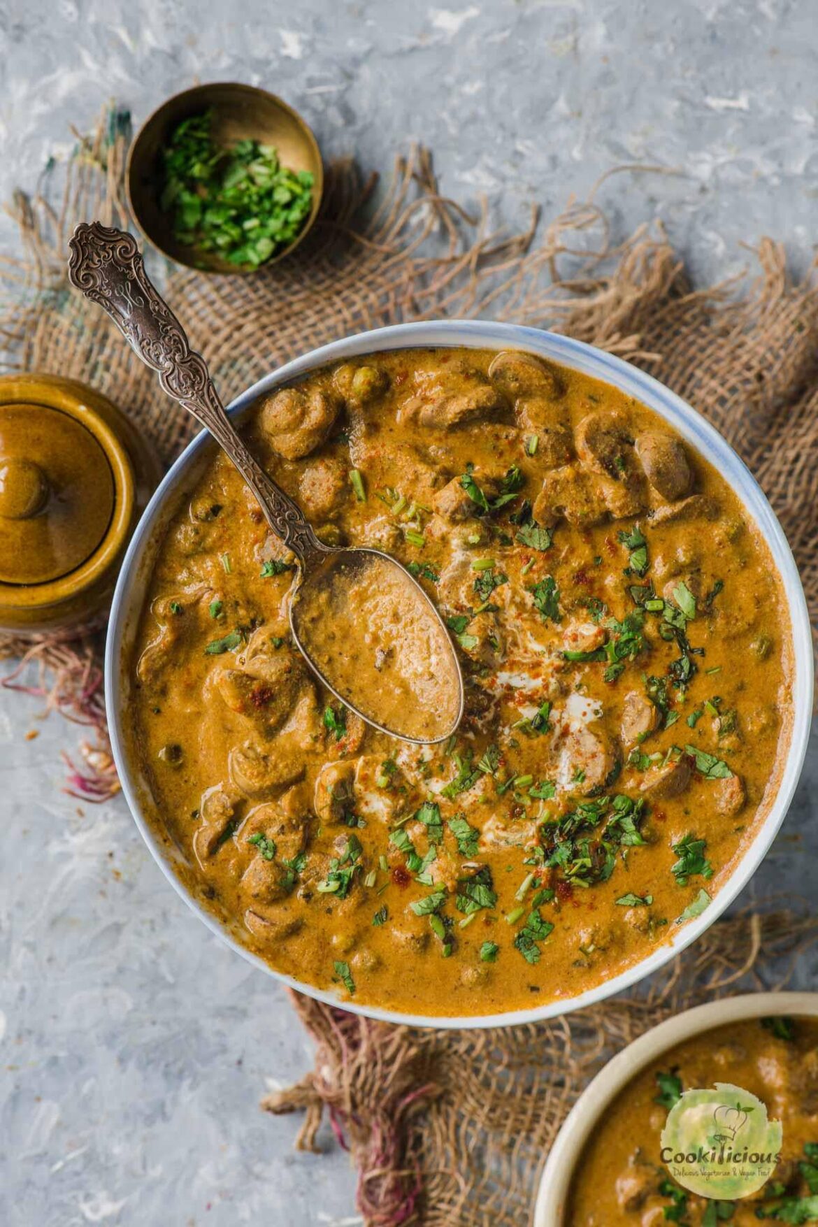 Mushroom Masala (Instant Pot & Stovetop Versions)