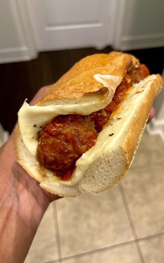 Leftover Meatballs, make meatballs sandwiche