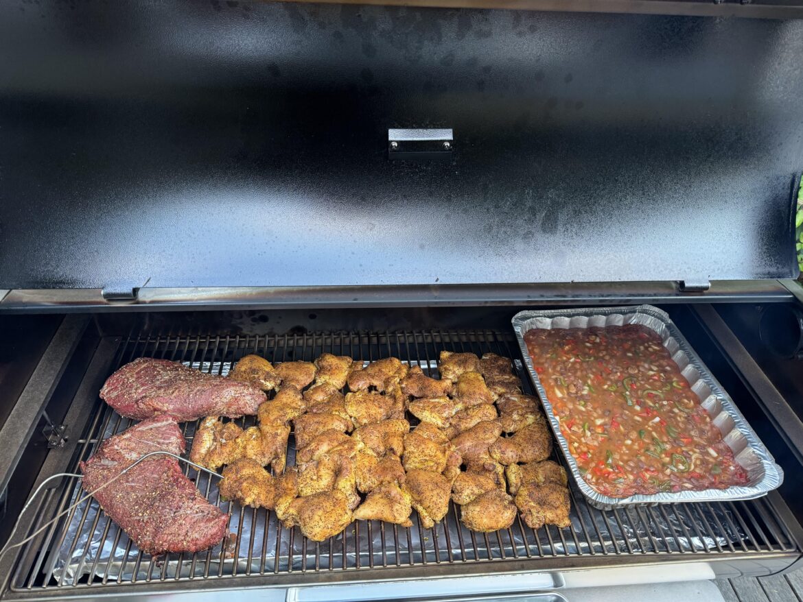 Had to cancel BBQ, made it all anyhow Had to cancel BBQ, made it all anyhow