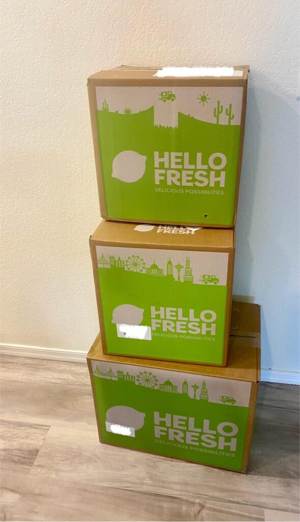 3 recipes for 2 people with 2 add ons…