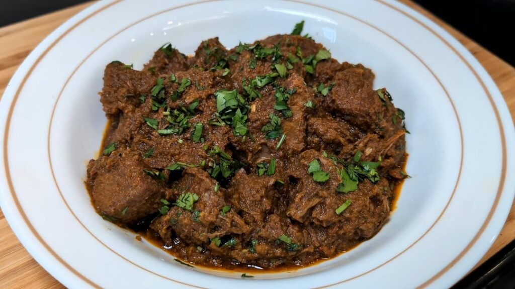 My Great Grandmothers Burmese Braised Beef Curry, Fork tender Beef with a thick luscious gravy