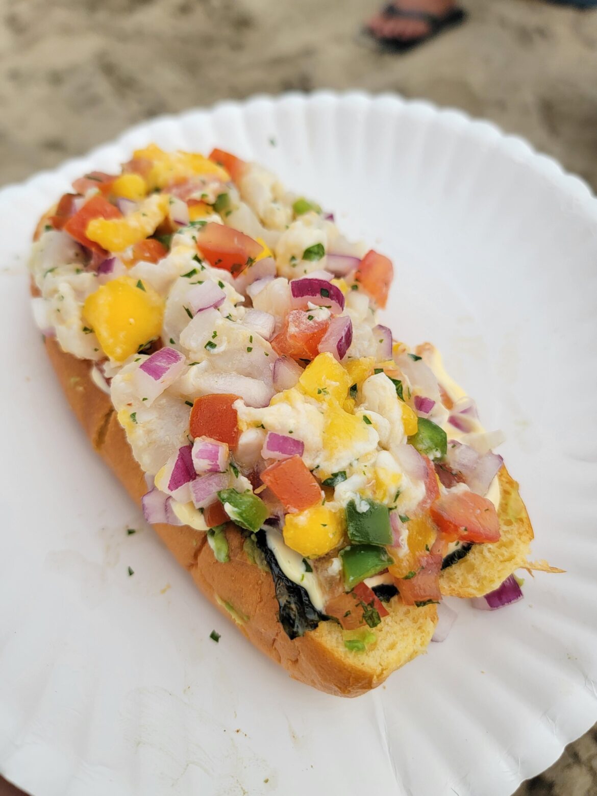 Ceviche Roll. Just for the HALIBUT