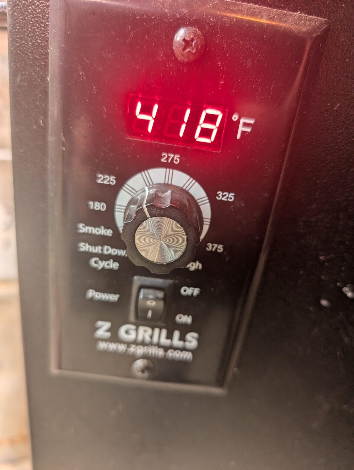 Any ideas? "Her" error on Z grill