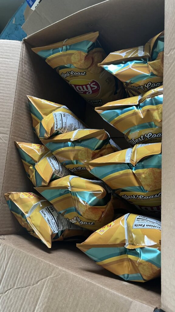 i got 10 bags of taco flavored chips from a fundraiser, what should i do with them besides eat a whole bag?