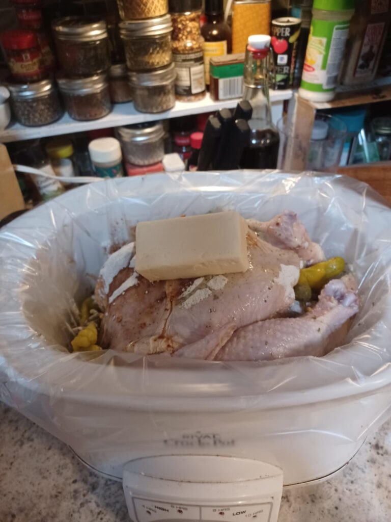 Made a Mississippi chicken for dinner tonight Made a Mississippi chicken for dinner tonight