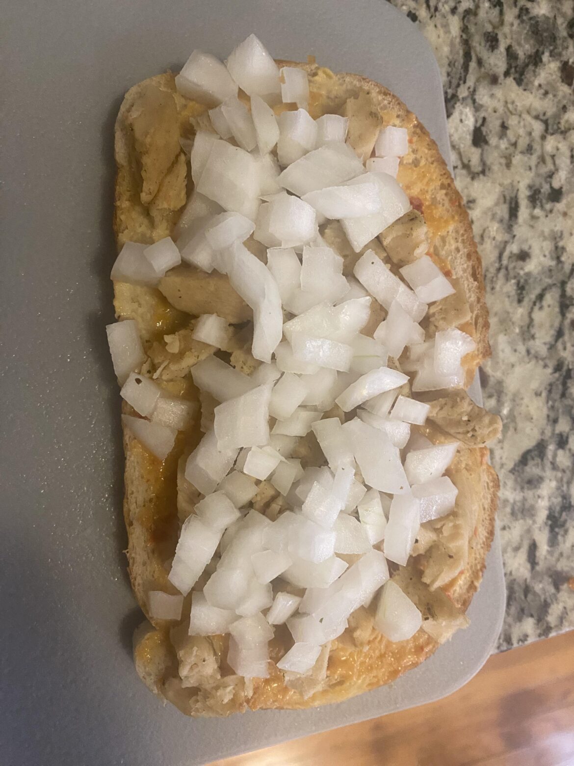 Onion panini (w ch’ck’n)