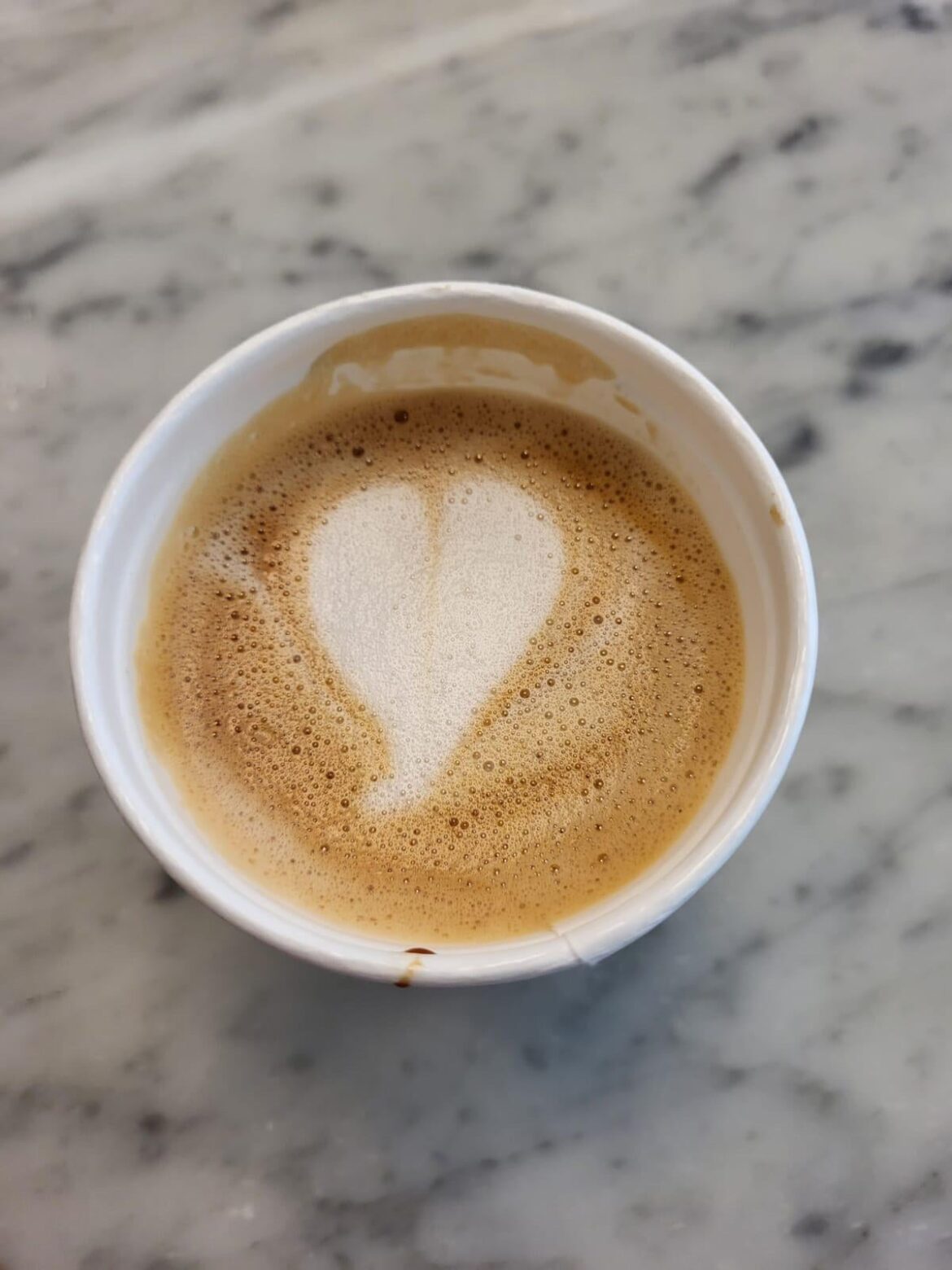 Latte at Goddess and the Baker in Chicago