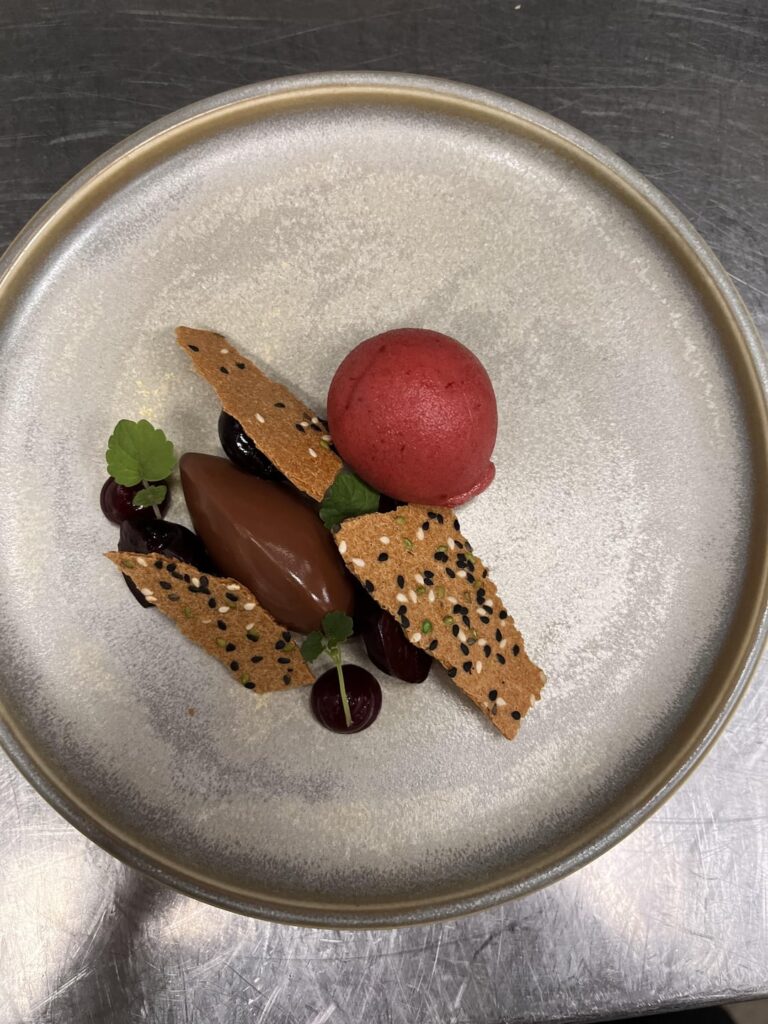 Cherry and chocolate