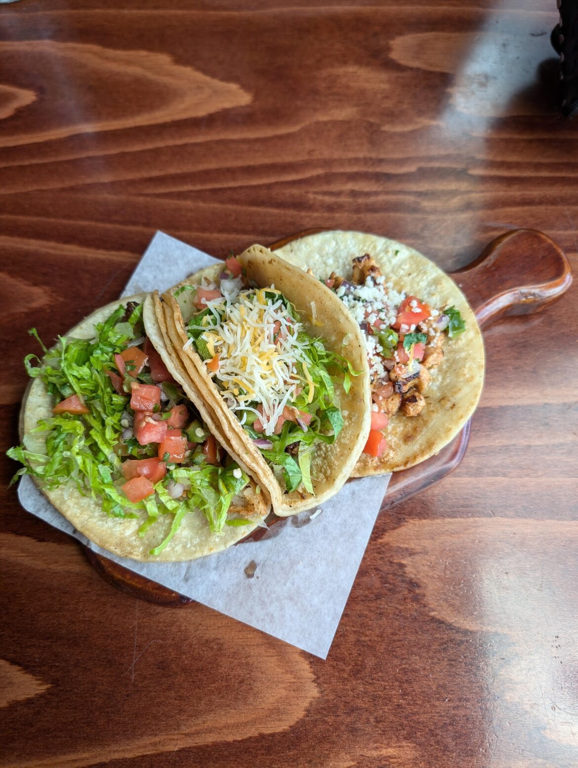 Tacos on a Very Small Cutting Board