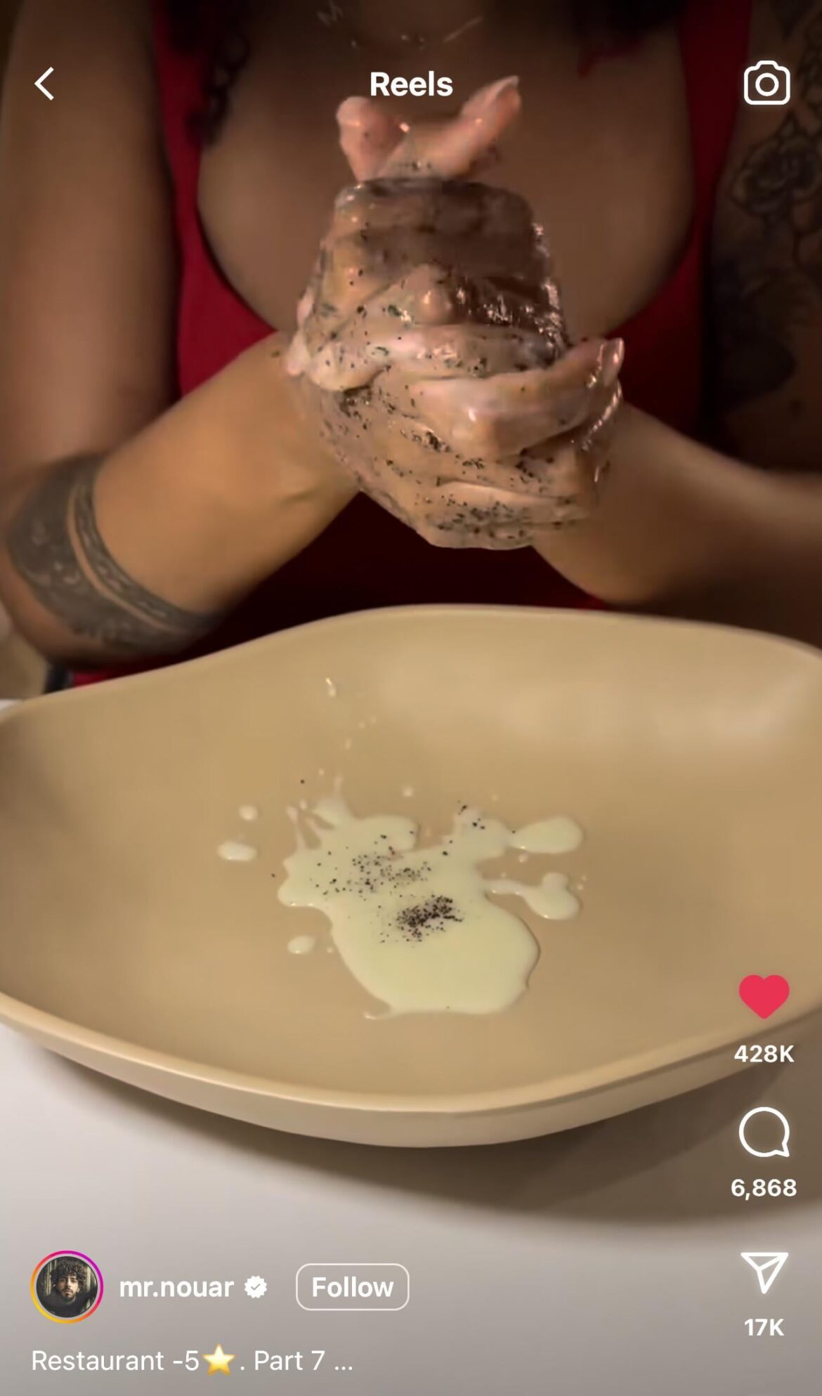 Saw this on Instagram: White chocolate rubbed all over the hands then covered with sugar and coffee. Saw this on Instagram: White chocolate rubbed all over the hands then covered with sugar and coffee.