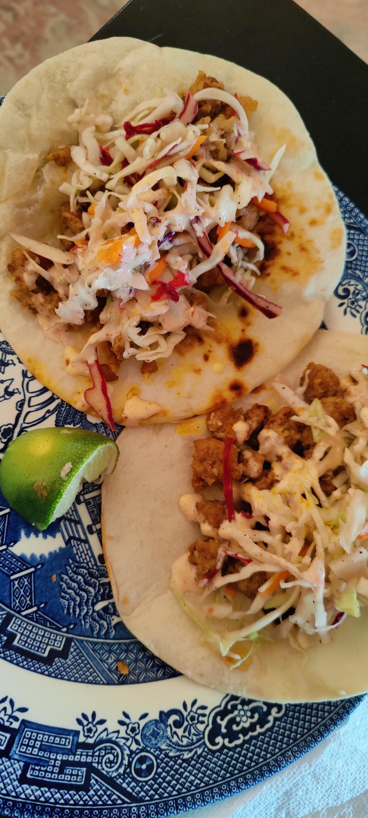 Sweet & Spicy Hoisin Pork Tostadas