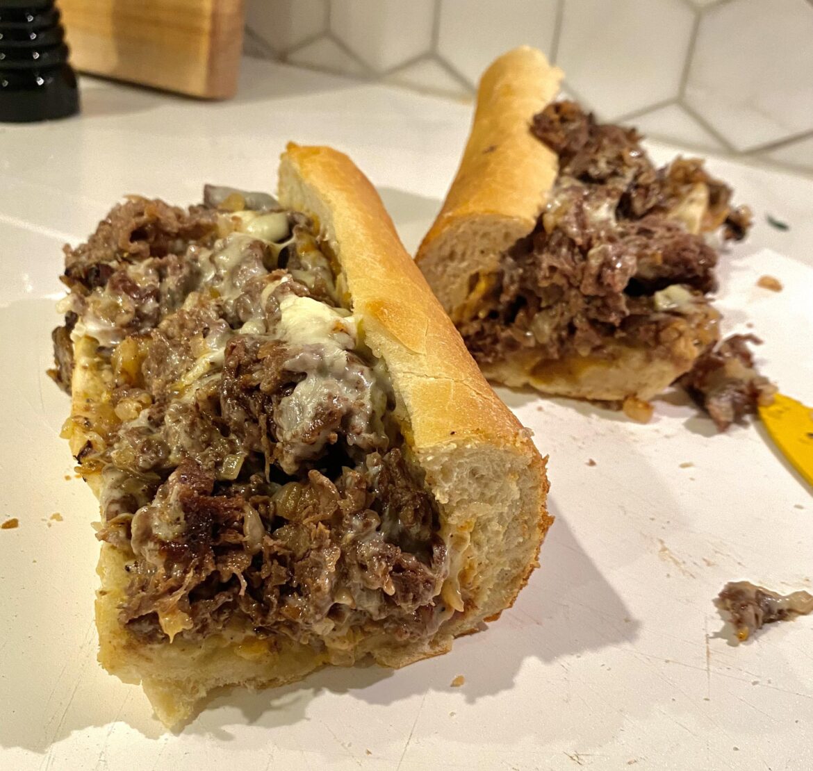 Perfect cheesesteak