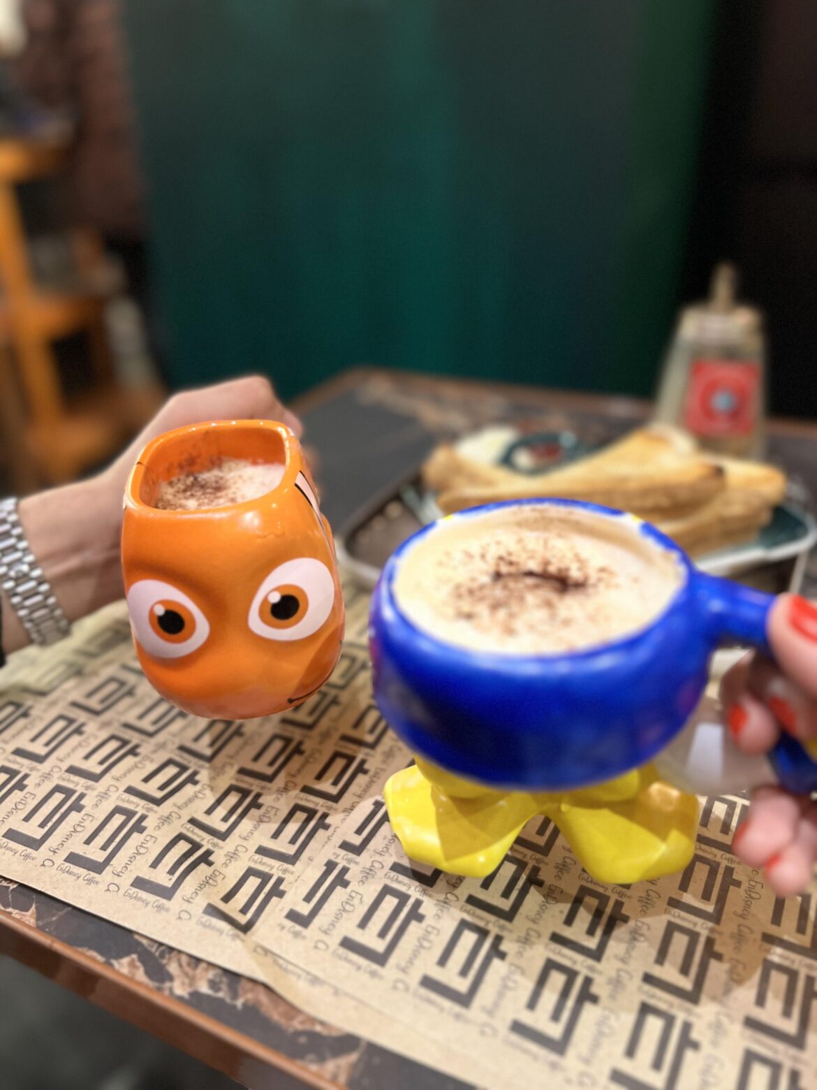 cappuccino in a cute cup 🩷