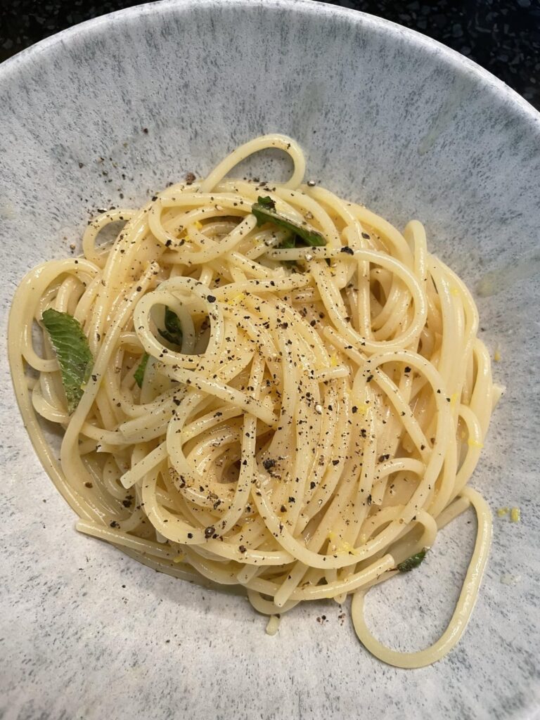 Pasta al limone