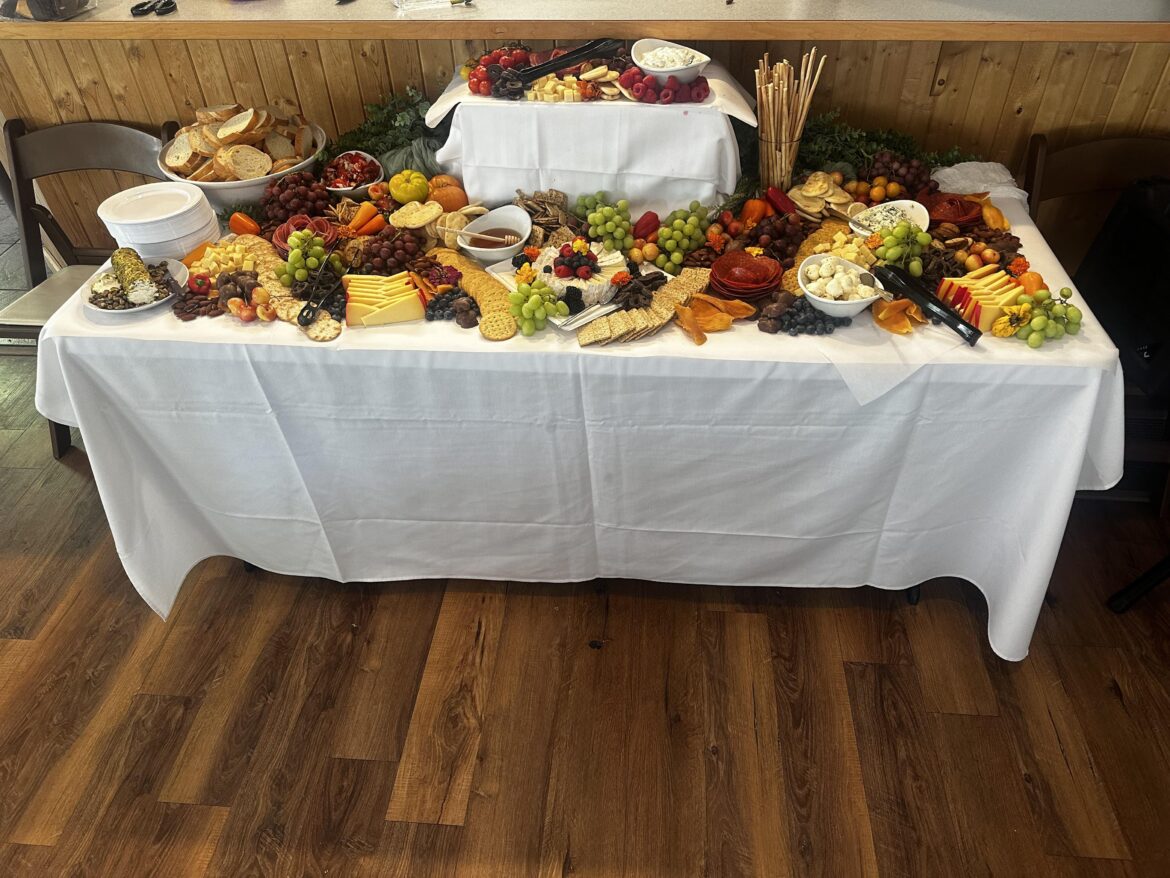 This was so much fun to make for my nieces wedding. My first attempt at a grazing table.