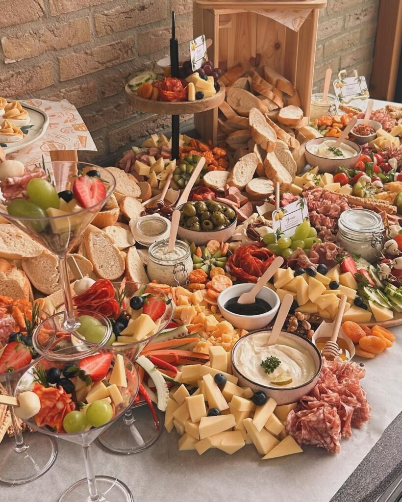 Made my very first graze table / Charcuterie table