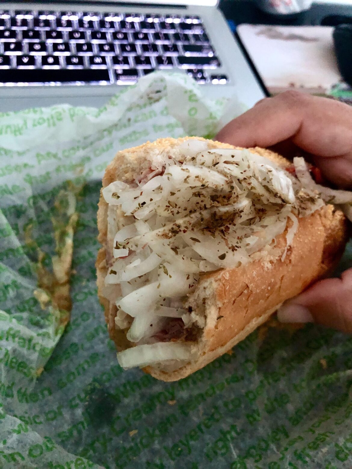 Pretty sure there's more onion than meat in here. Thank you Publix