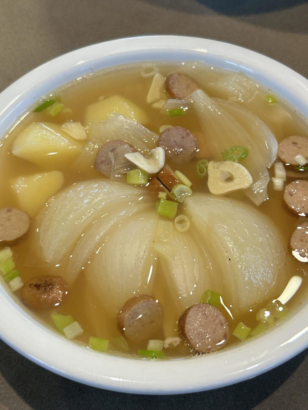 Onion soup for dinner tonight