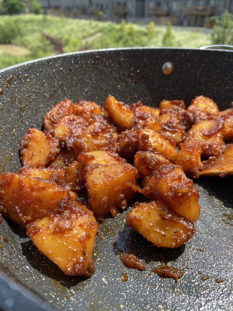 감자조림 and 된장 다긔