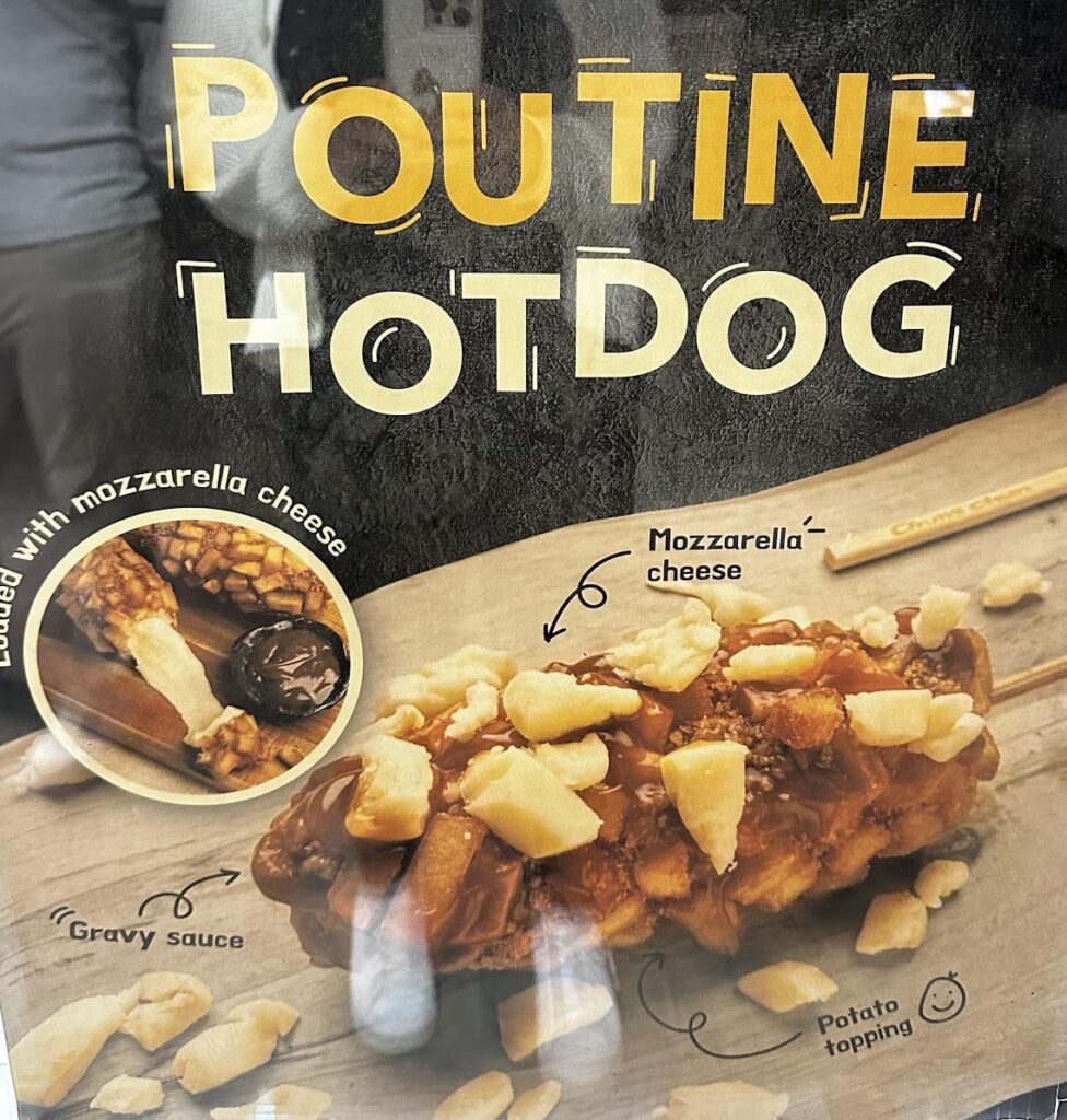 Spotted this Canadian Korean hotdog place