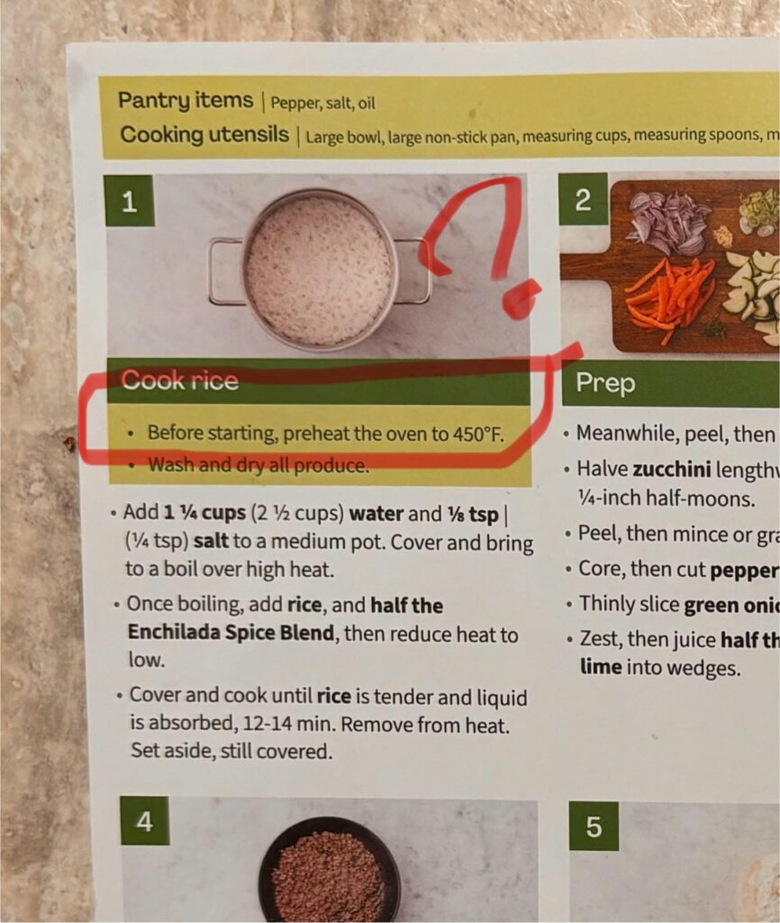 Why am I preheating the oven for this recipe??