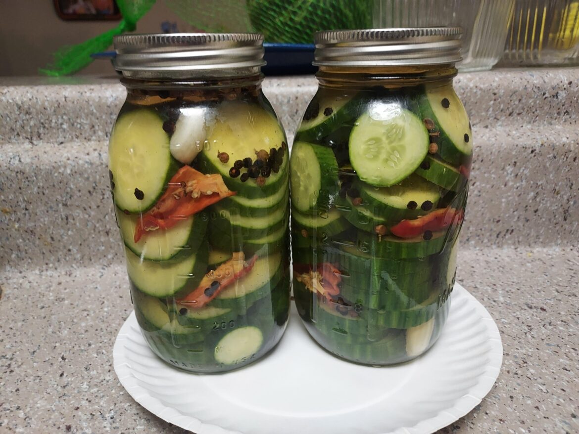 Ghost pepper dill pickeles